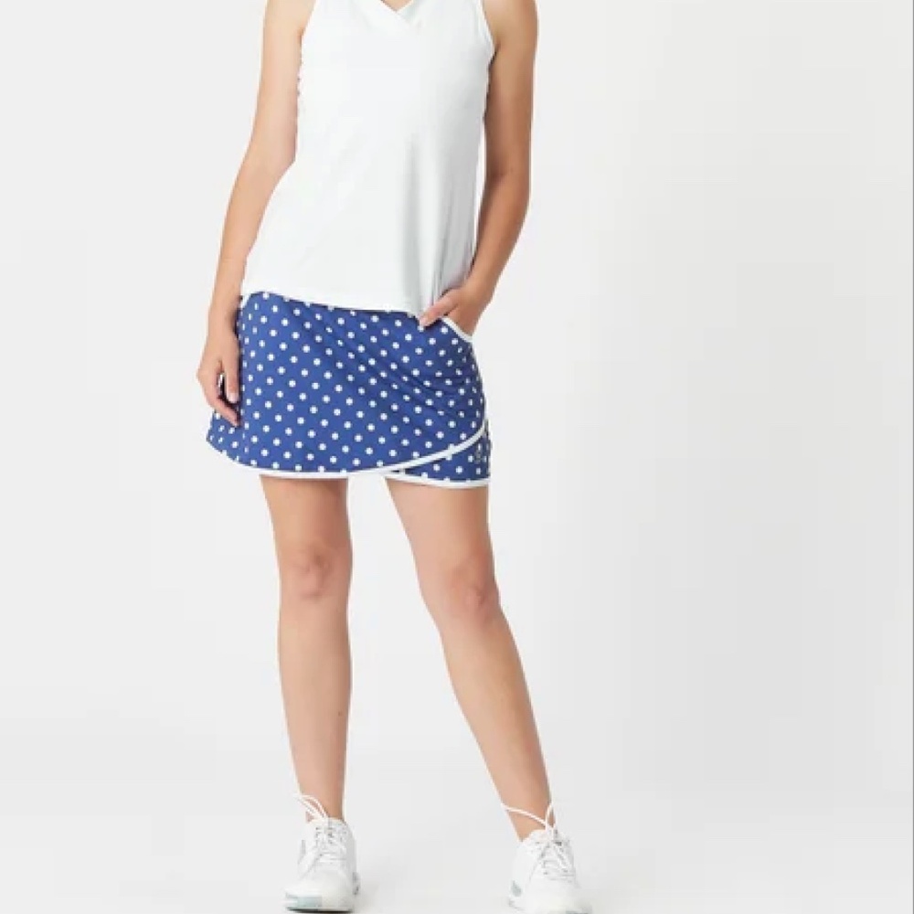 Sofibella Skort Skirt Polka Dots Athletic Skort Tennis Golf Large Pickleball